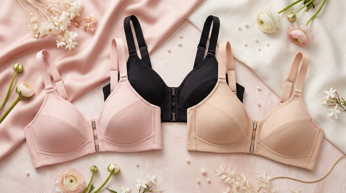 Front Button Bra