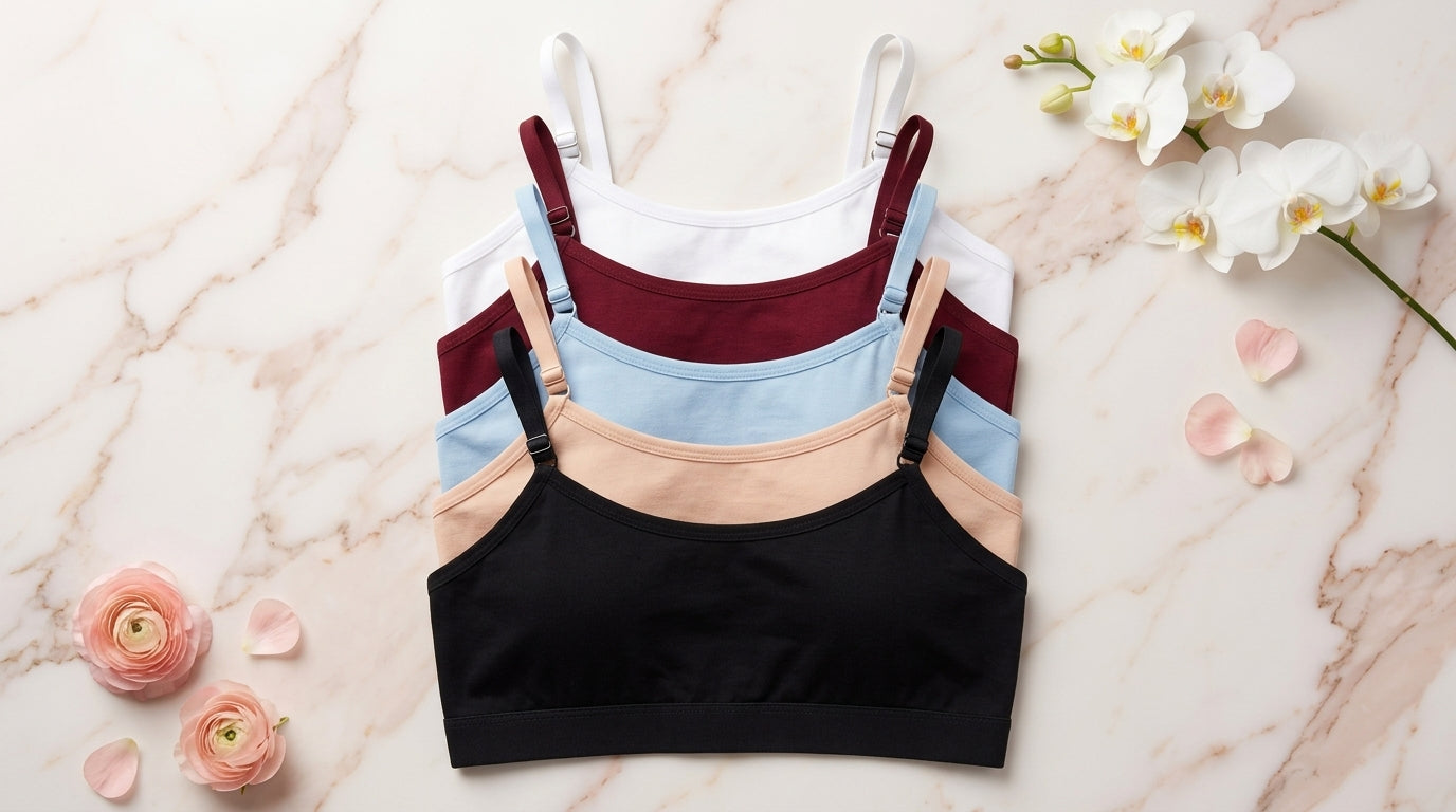 Teen Girls Cotton Training Bra | Non-Padded Everyday Comfort Blouse