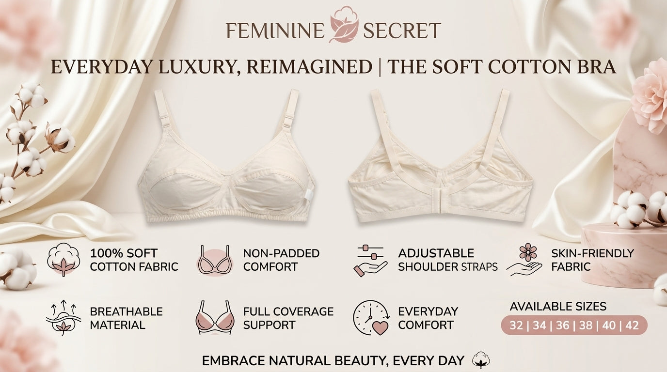 Girls Soft Cotton Everyday Bra