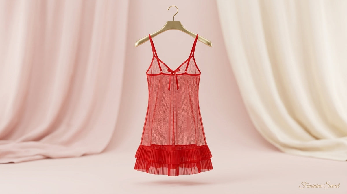 Dreamy Comfort Net Nighty – Soft & Elegant