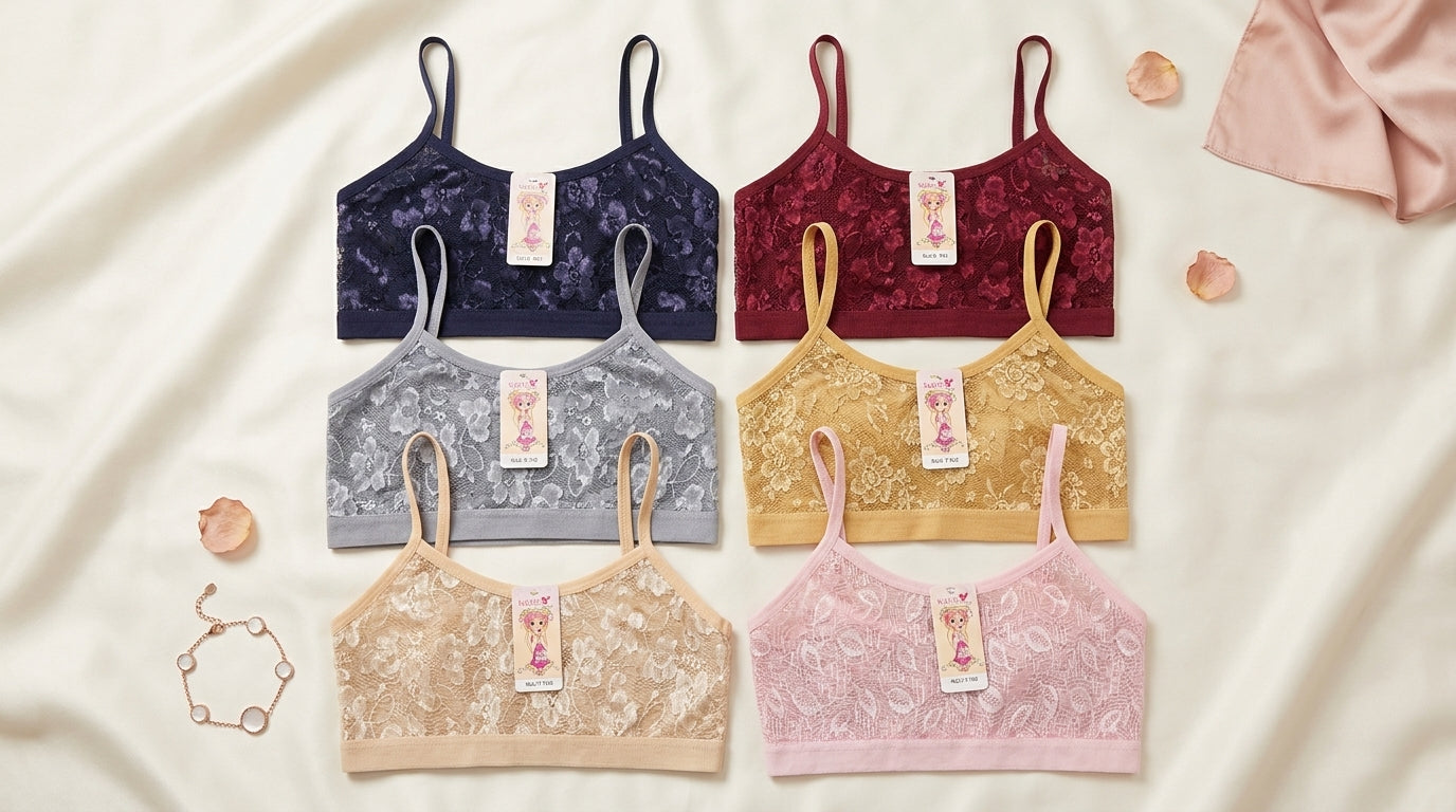 Teen Girls Soft Net Blouse | Comfortable Everyday Training Bra