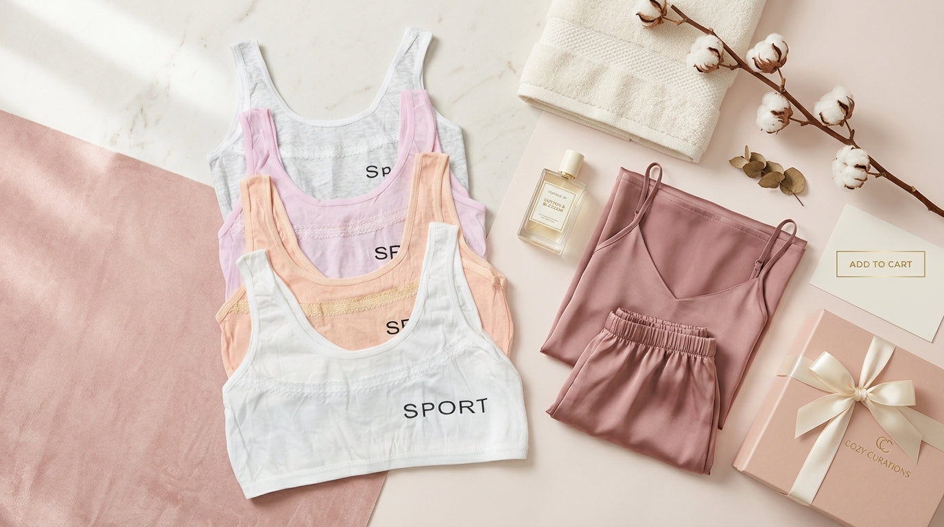 Teen Girls Soft Cotton Non-Padded Blouse