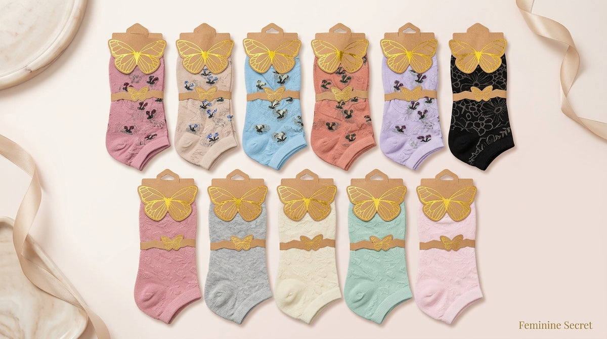 Girls Soft Cotton Socks – Comfortable & Stylish