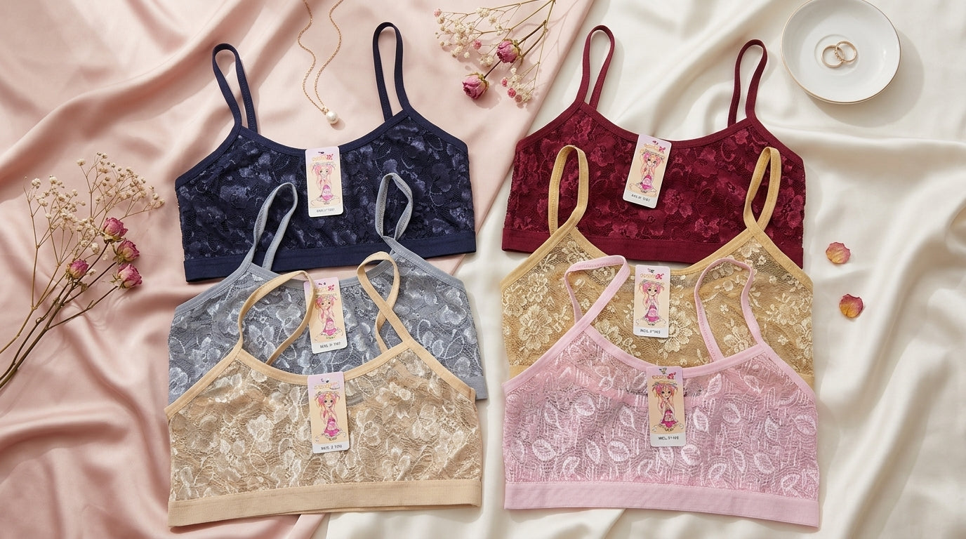 Teen Girls Soft Net Blouse | Comfortable Everyday Training Bra