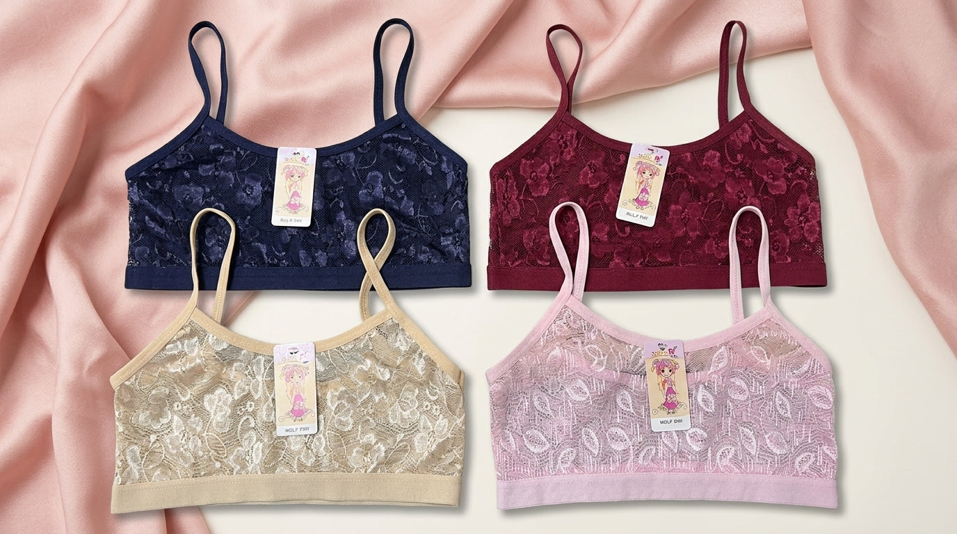 Teen Girls Soft Net Blouse | Comfortable Everyday Training Bra