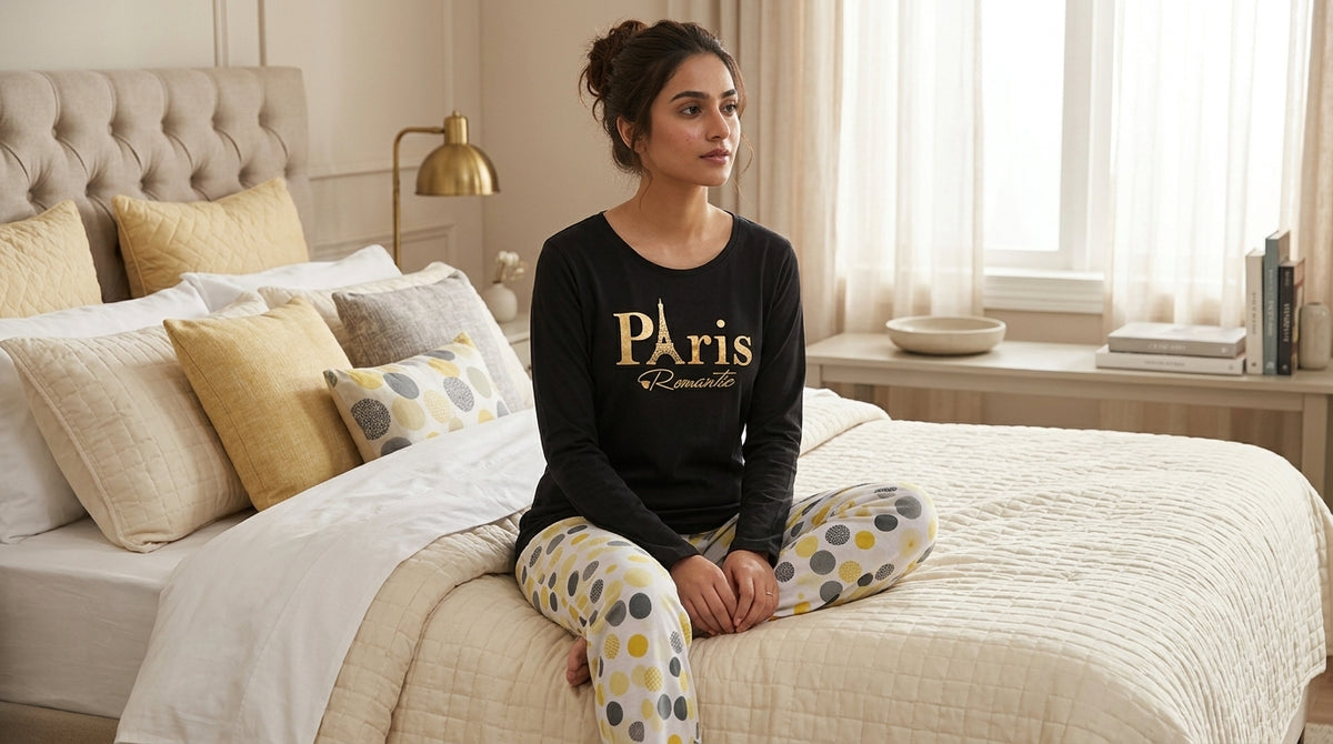 Women’s 2 Piece Soft Fabric Night Suit | Comfortable Nightwear