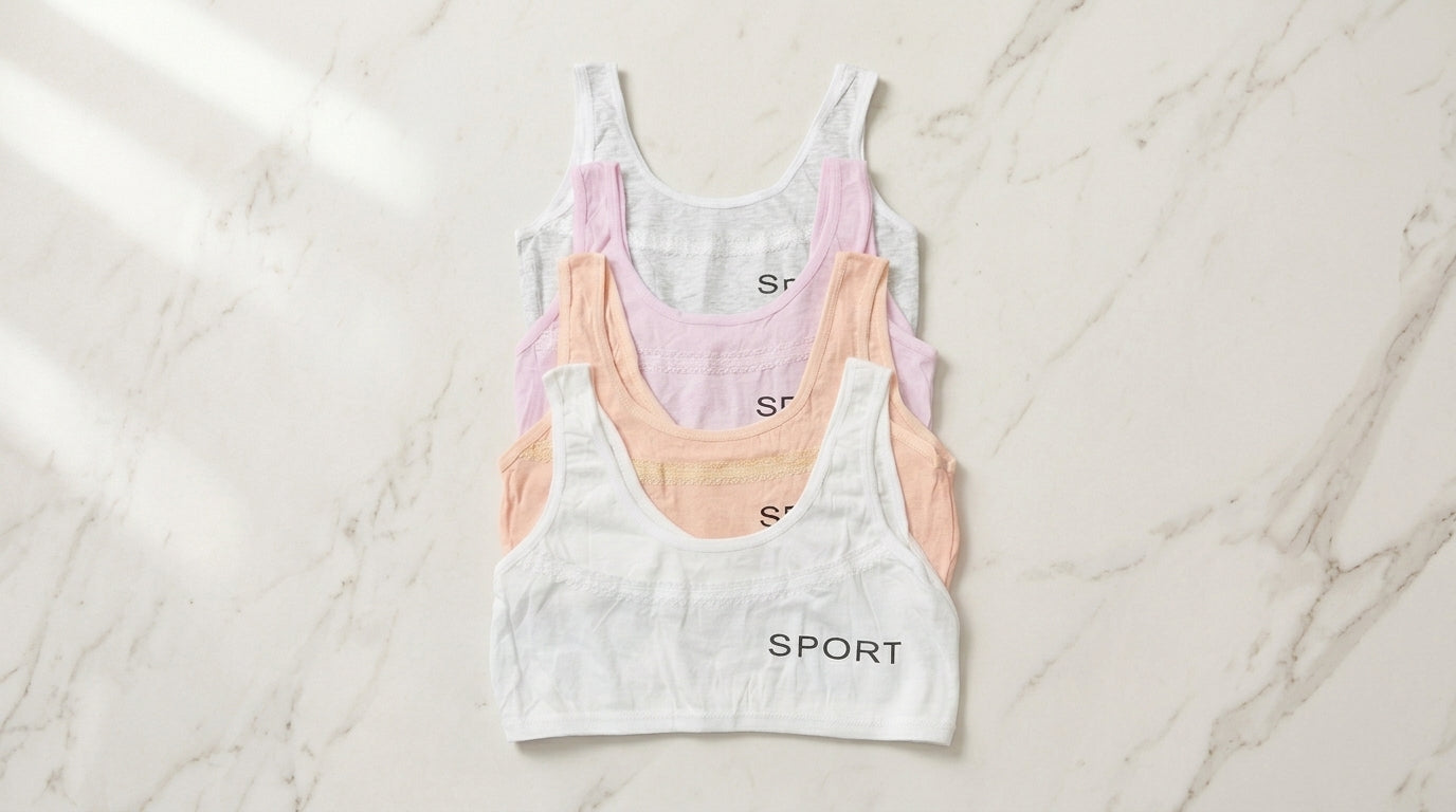 Teen Girls Soft Cotton Non-Padded Blouse
